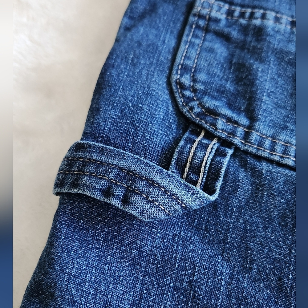 👖 Wrangler Men’s Blue Denim Carpenter Shorts – Size 46, NWT, 11” Inseam - Picture 6 of 14